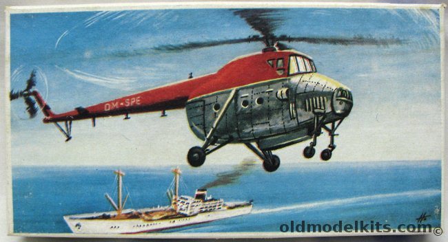 KVZ 1/100 Mil Mi-4 - Civil DDR / USSR / Polish / Czech plastic model kit